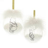 Winnie the Pooh and Piglet feather Bauble - Just Blue or Pink