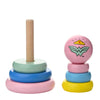 Wonder Woman Wooden Stacker - Just Blue or Pink